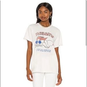 SIXTHREESEVEN Vintage Graphic Tee in Rabbits Size S